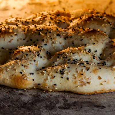 Fluffiges Flohsamenschalen-Pfannenbrot