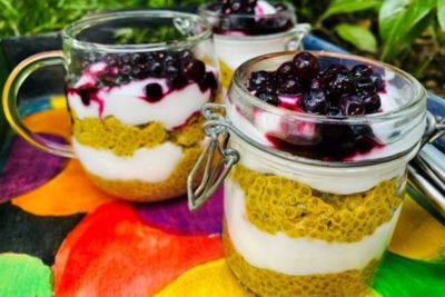 Tropischer Chia Pudding - besonders ausgleichend bei hohem Beken (Erde) 🌍🏔