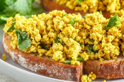 Tofu-Scramble - eignet sich am besten bei hohem Tripa (Feuer) 🔥