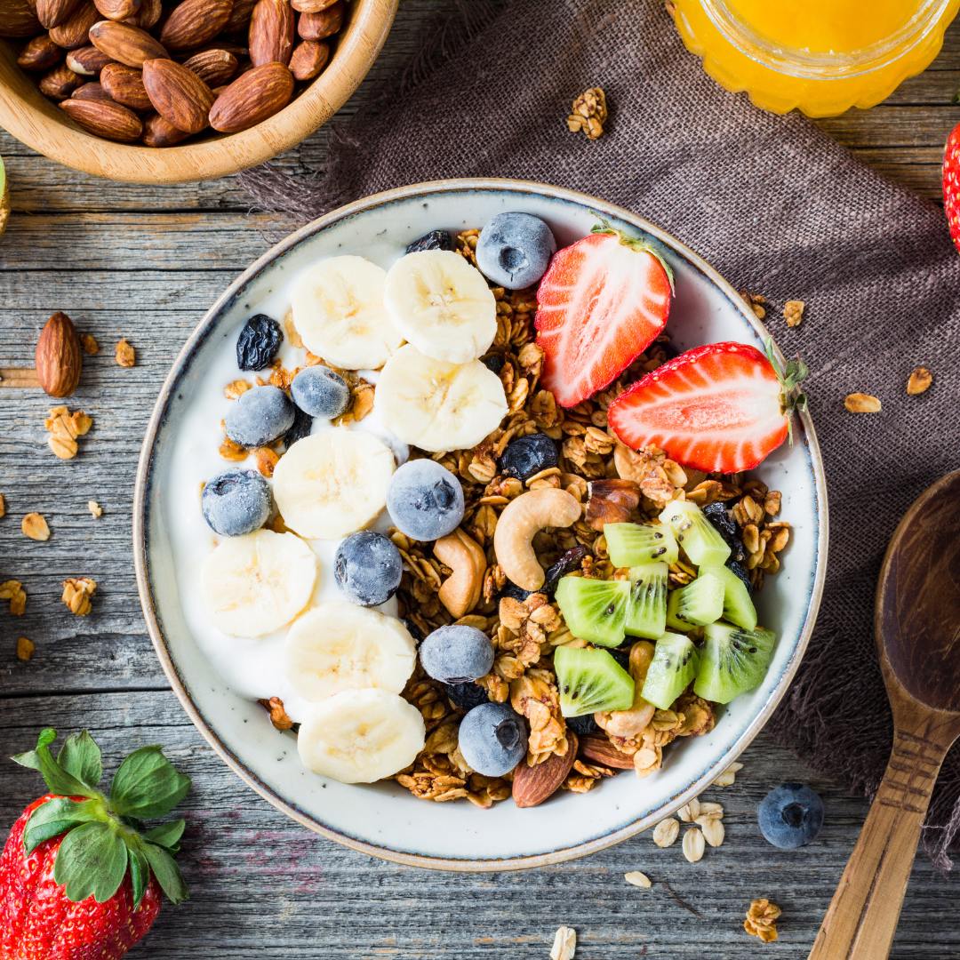 high-protein:GRANOLA