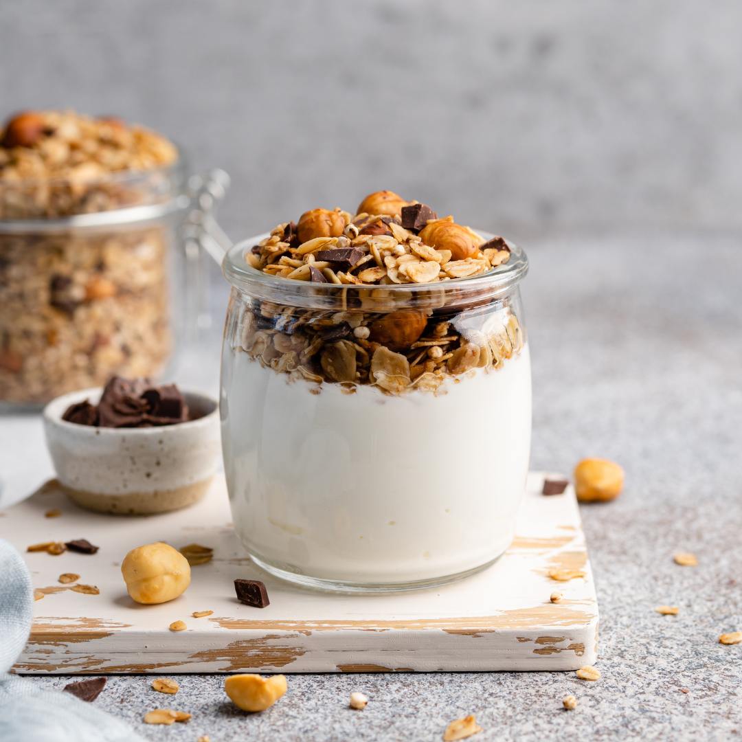 high-protein:GRANOLA