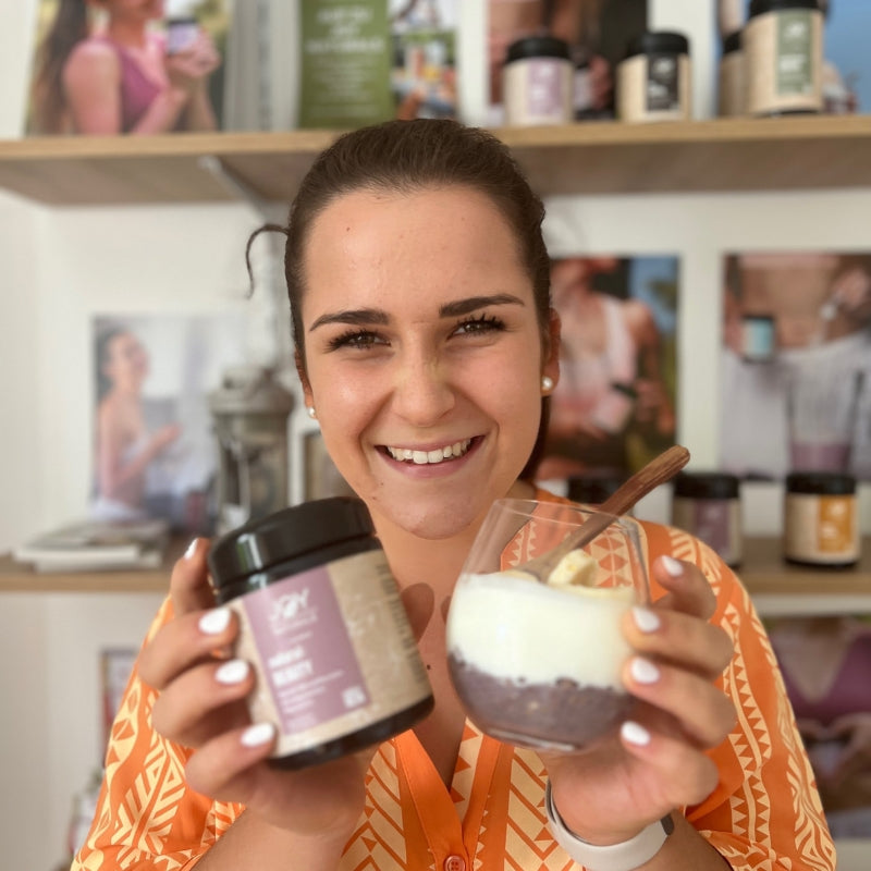 Rezeptvorschlag Mandelprotein Porridge mit naturalBEAUTY