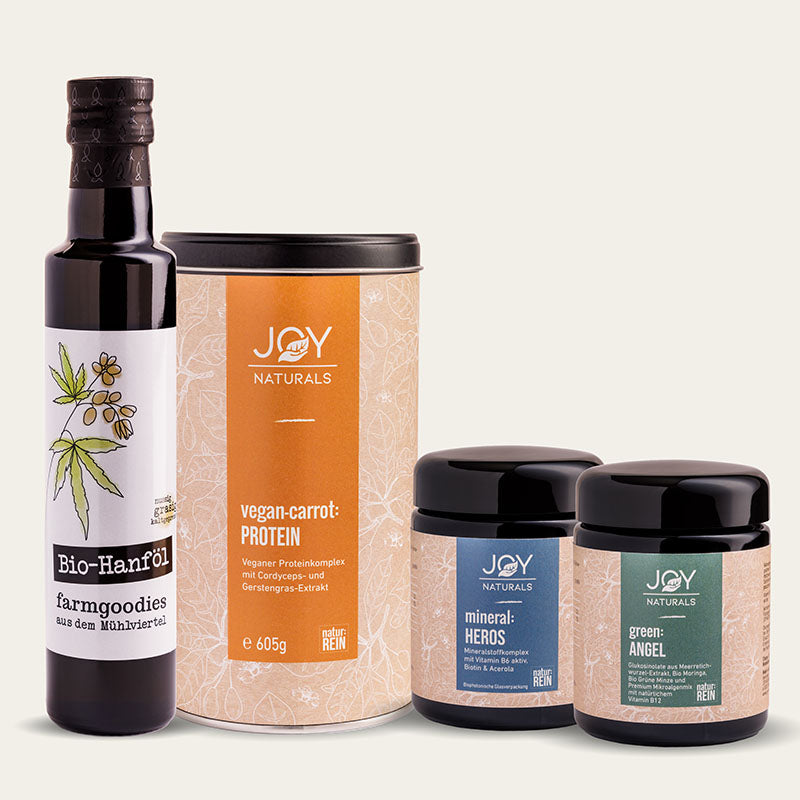 body:FITNESS Vorteilsundle: Für Sportler, pflanzliche Ernährung & Blutzuckerbalance.