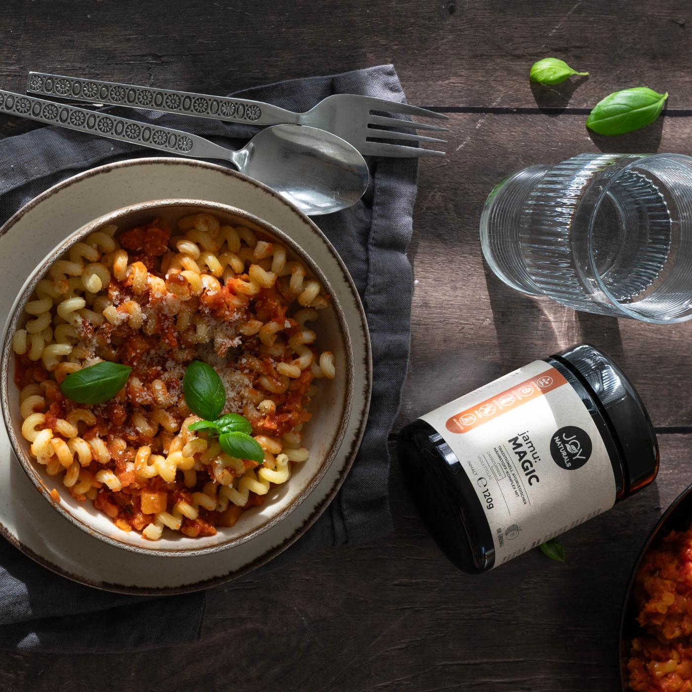 Pasta-Rezept mit jamu Magic