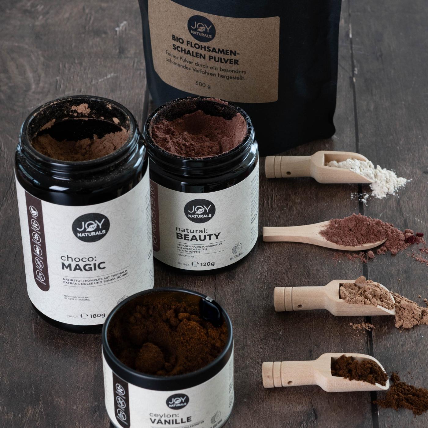 Qualität in Pulverform