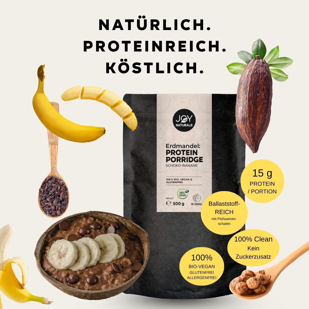 Organic protein porridge almond nature