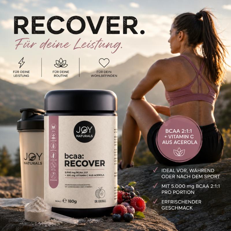 Summer Essentials Bundle – BCAA Recover, Magnesium Komplex & Omega-3 | 20 % sparen