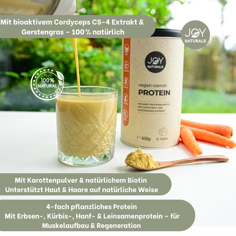 Mit bioaktivem Cordyceps CS-4 Extrakt & Gerstengras – 100 % natürlich