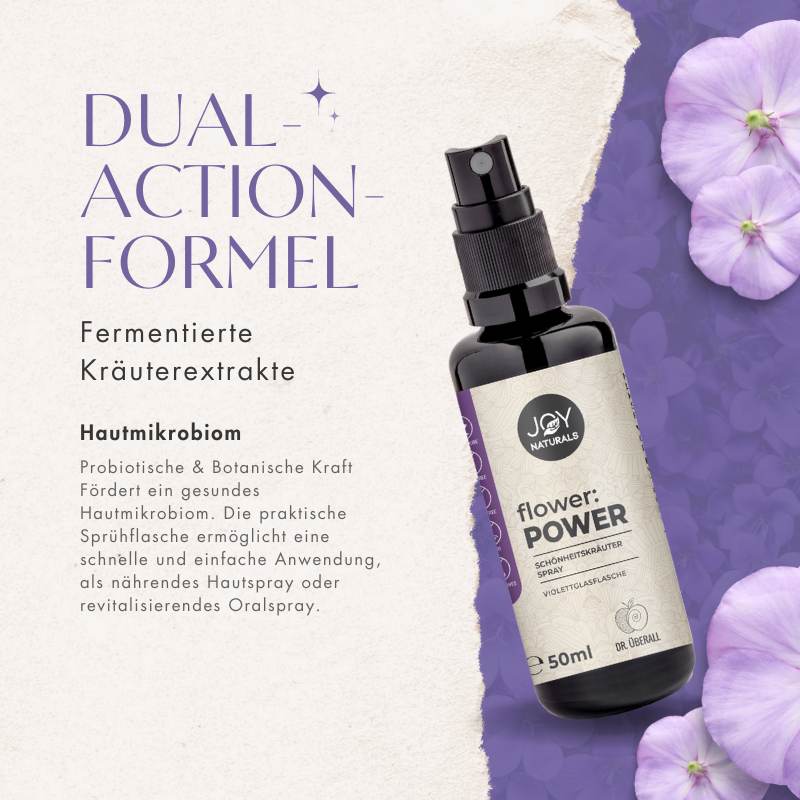 Kräuter- und Blütenextrakte - flower:POWER Spray - 50 ml