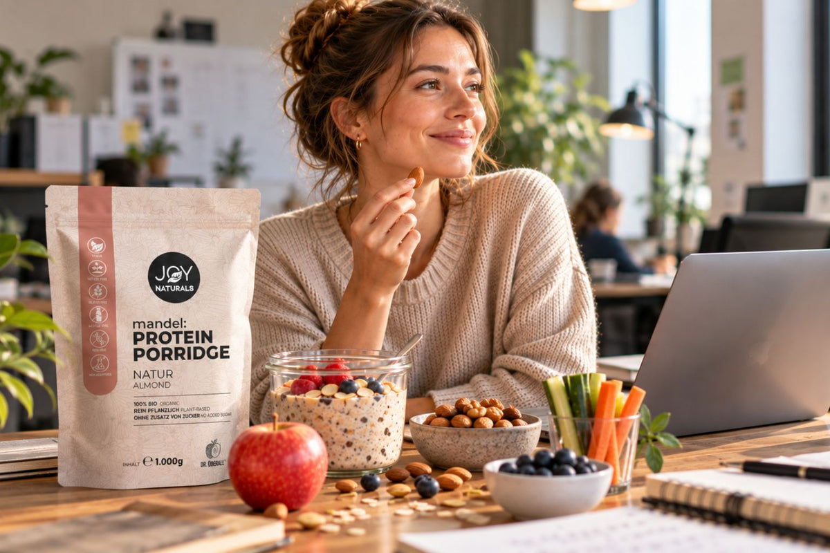 Gesunde Büro Snacks, die wirklich satt machen
