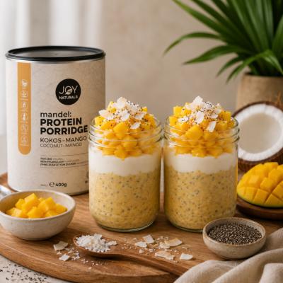 Mango-Kokos Protein Overnight Protein Porridge