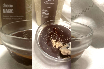 Zart schmelzende Erdnuss-Joghurt-Schoko-Creme für gesunden Genuss ohne Reue. 