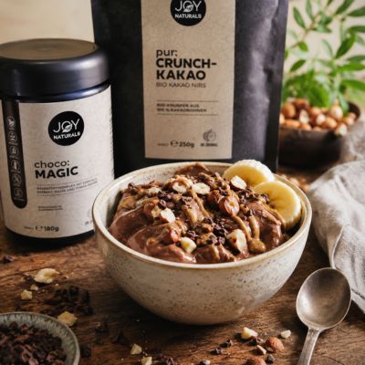 Schoko-Nuss Nice Cream mit choco:MAGIC