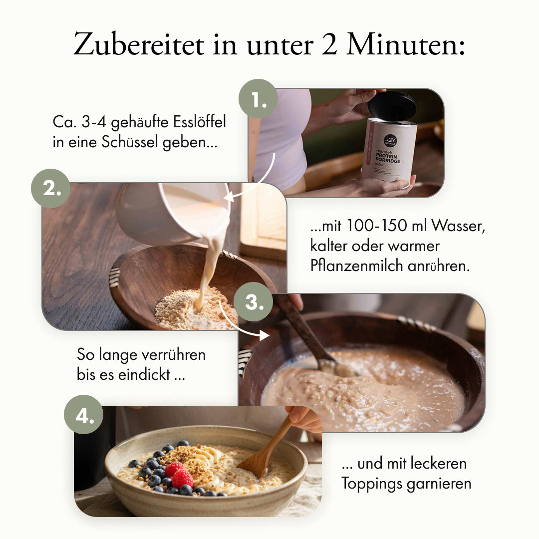 Du bist hingerissen vom Geschmack. Sonst Geld zurück.