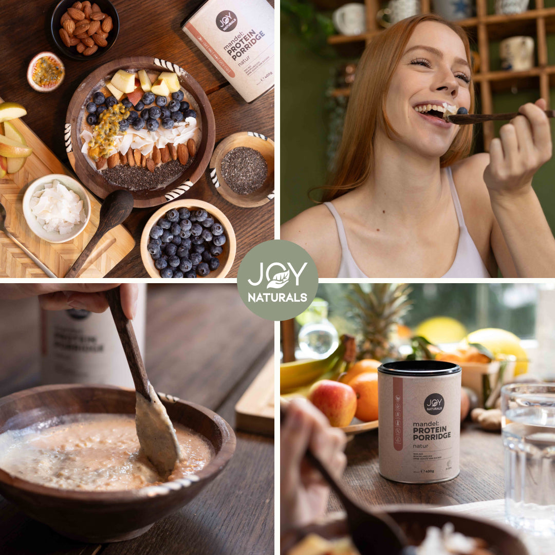 Mandel Protein Porridge Probierpaket – Alle 4 Sorten entdecken