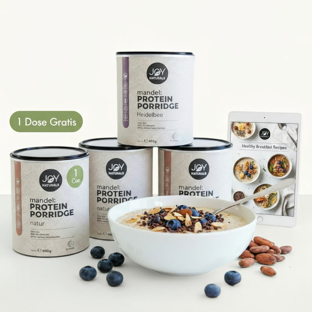 3-Sorten Mandel Protein Porridge + Gratis Dose + Gratis E-Book mit Rezepten