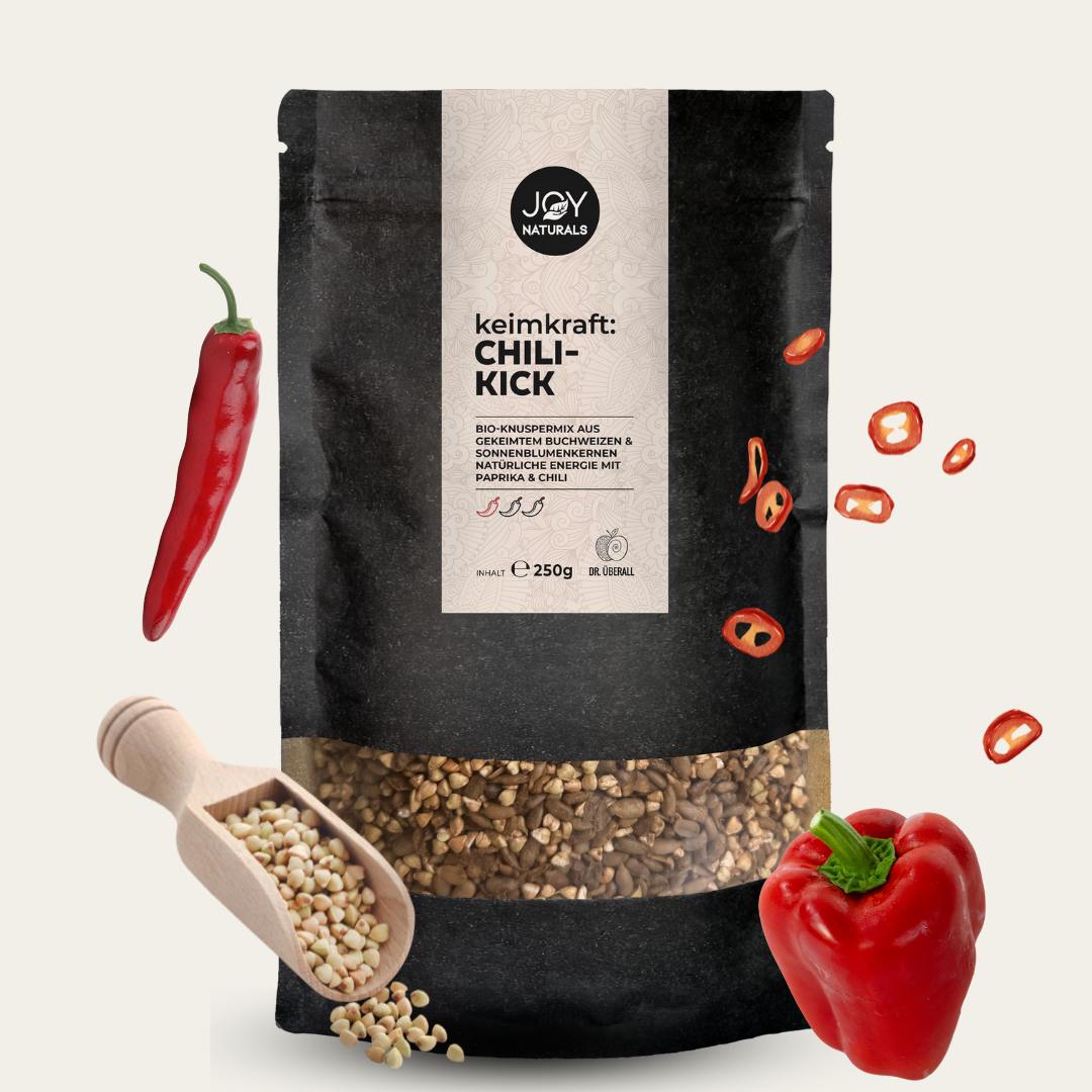 Chili gut – dein Buchweizen Topping mit Kick.