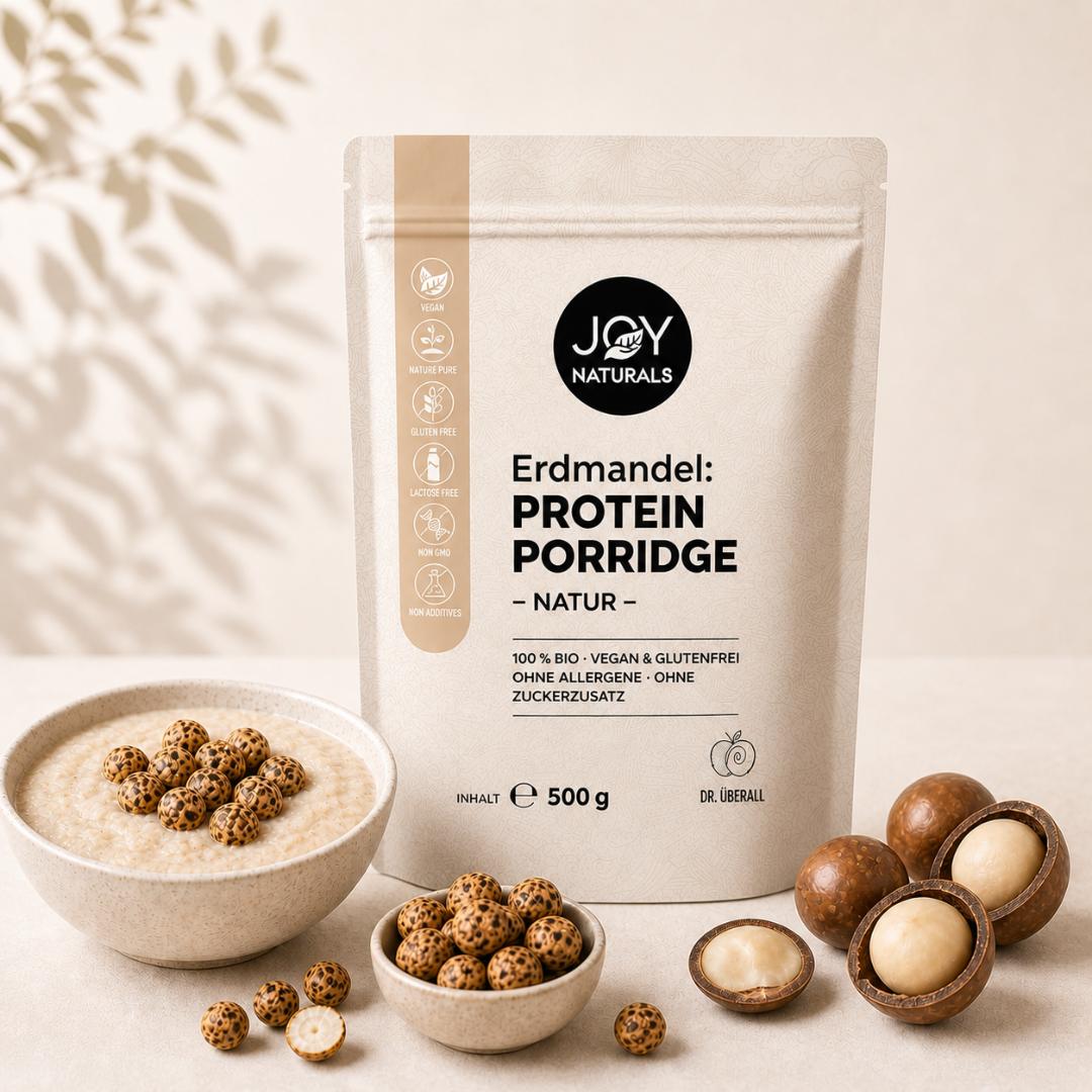 Erdmandel Porridge Natur – nussfreies Bio Frühstück aus Erdmandeln