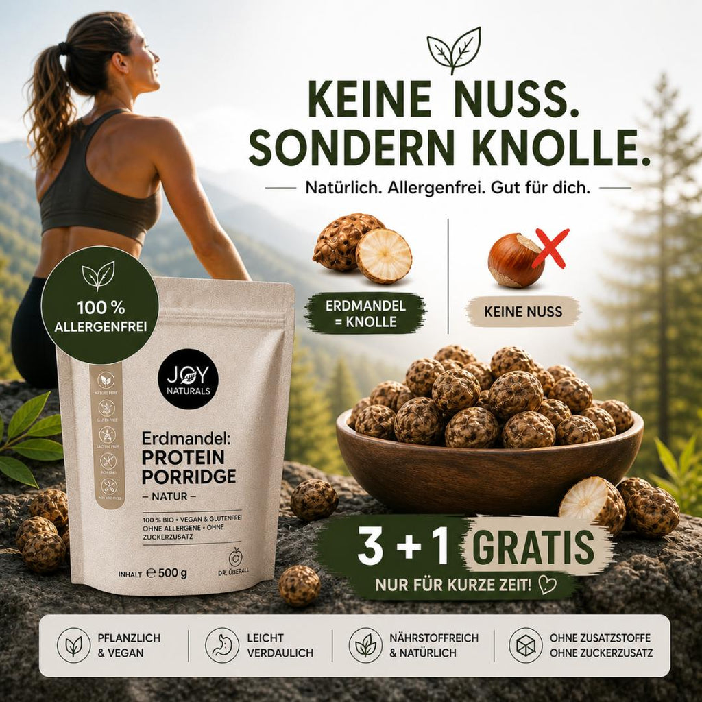 Bio Erdmandel Protein Porridge 3er-Set – Sorten individuell mixen | JOY ...