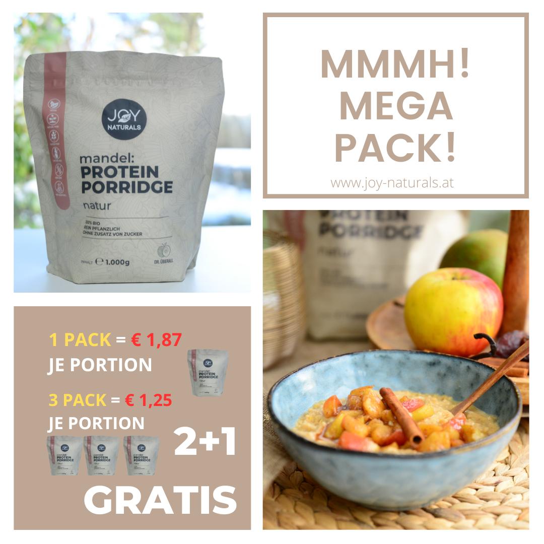 Mandel Protein Porridge Mega Pack Aktion