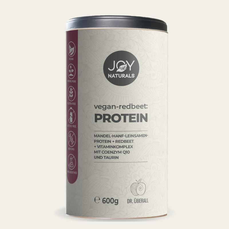 veganes Protein mit Ballaststoffen, Conezym Q10, Taurin und VItaminkomplex